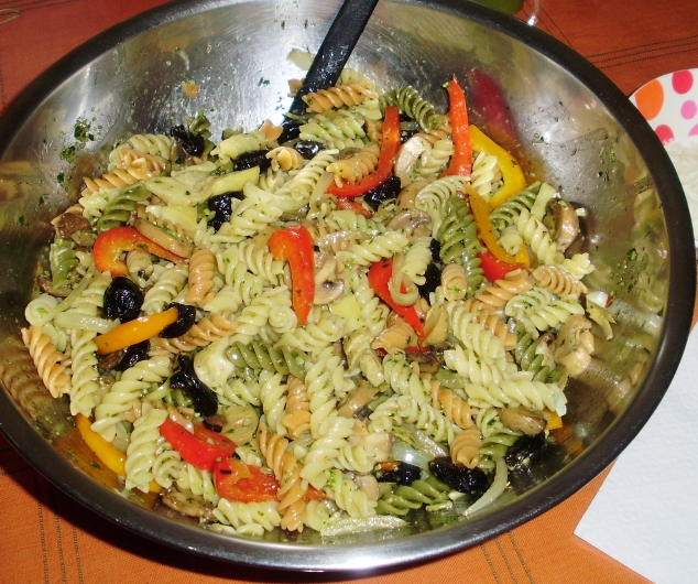 Hot Pasta Salad